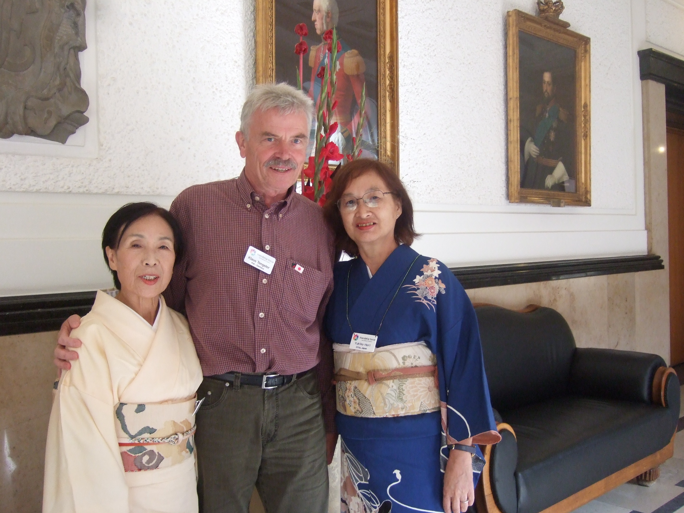 Klaus Tengeler mit Ambassadors aus Japan, 2005